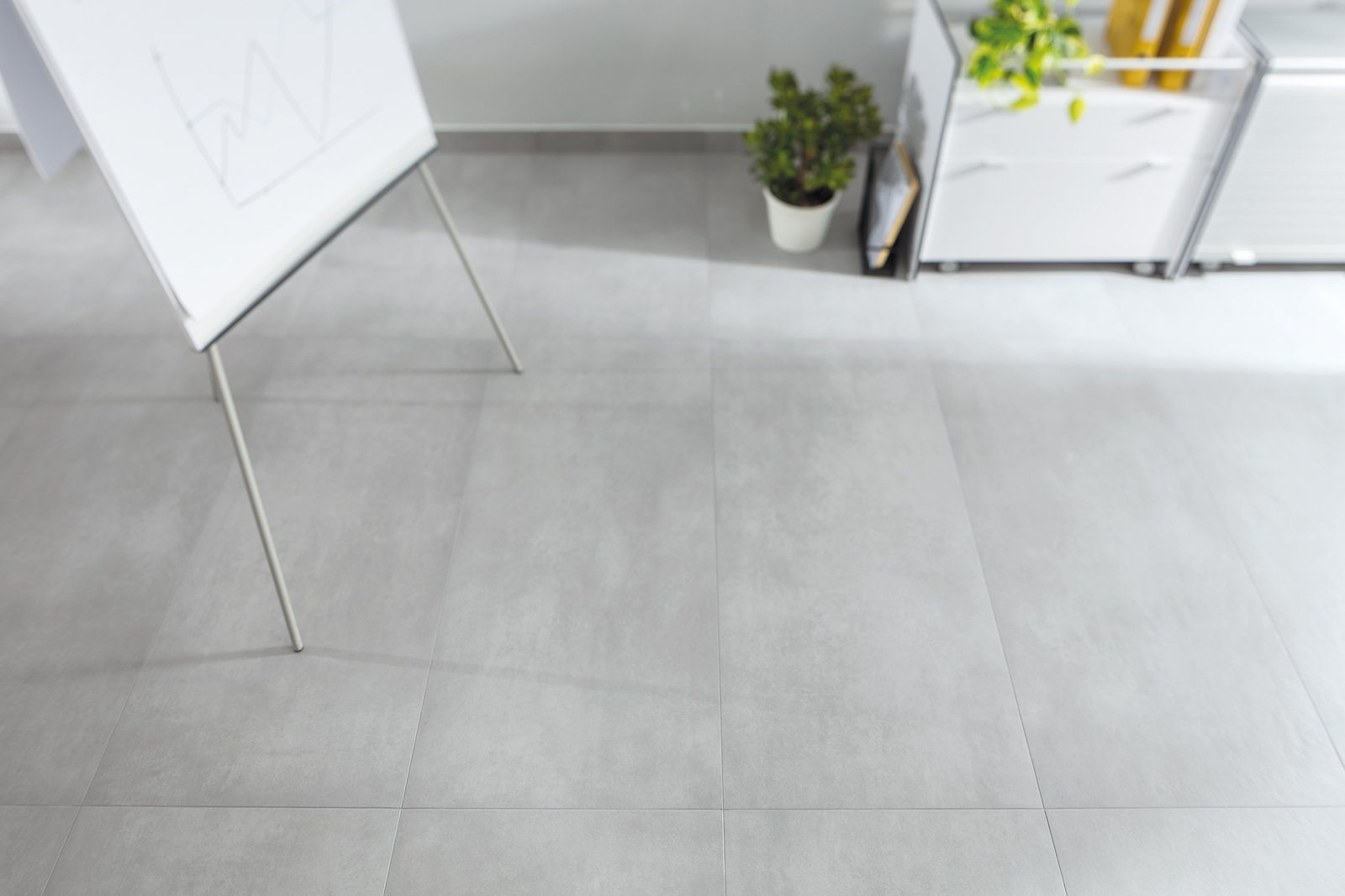 #Obytné prostory #beton #Moderní styl #bílá #černá #šedá #Velký formát #700 - 1000 Kč/m2 #RAKO #Extra